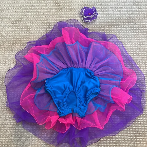 Revolution Dancewear Sequin and tulle dance Dress size Child Large - Picture 4 of 6